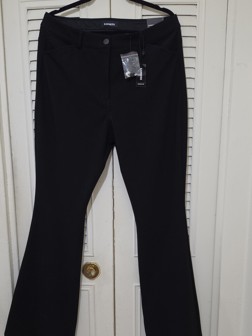 Express Black Boot Cut Stretch Pants